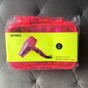 NEW AMIKA mini dryer Skull embossed bag
